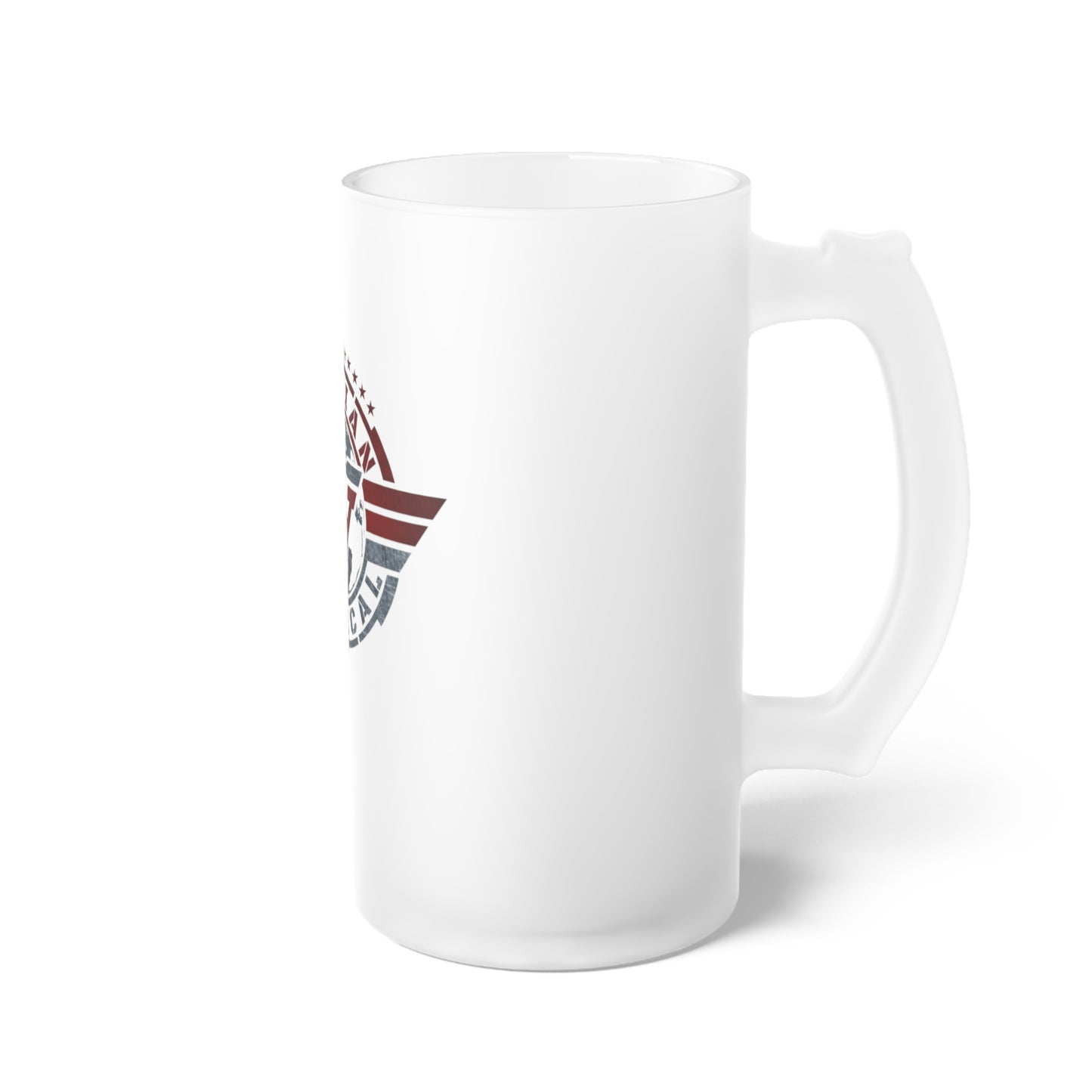 Hessian Tactical Frosted Glass Beer Mug