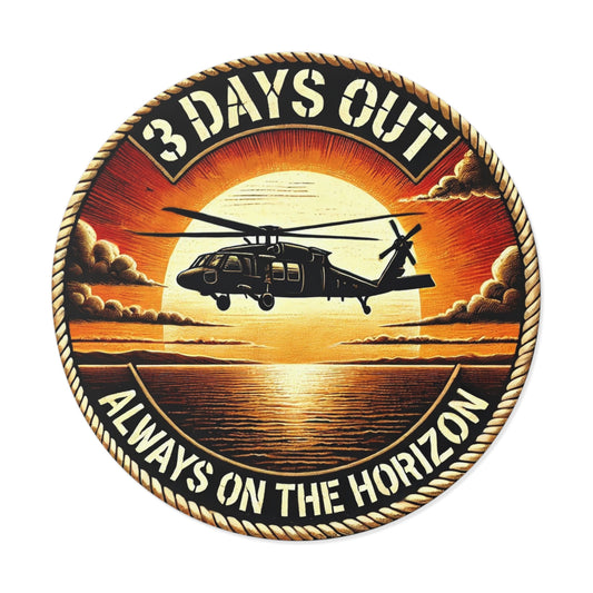 3 Days Out Always on the Horizon Sticker - Realistic