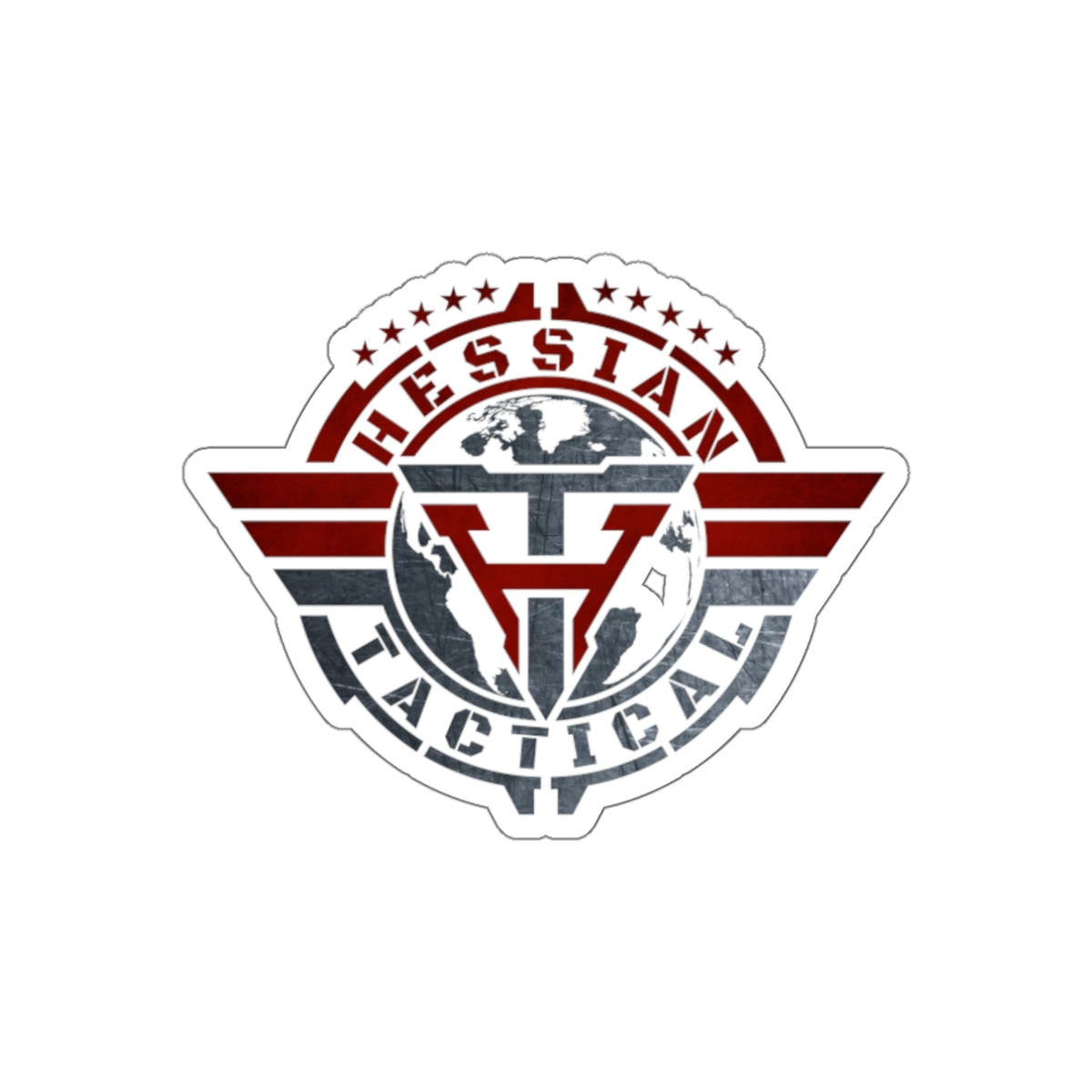 Hessian Tactical Die-Cut Sticker