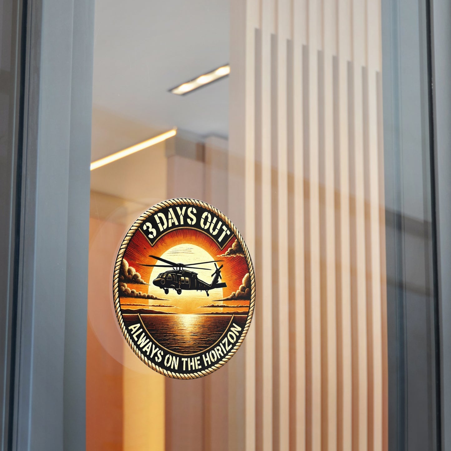 3 Days Out Always on the Horizon Sticker - Realistic