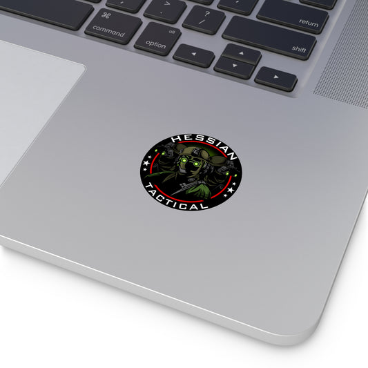 Hessian Tactical Night Owls Round Vinyl Sticker