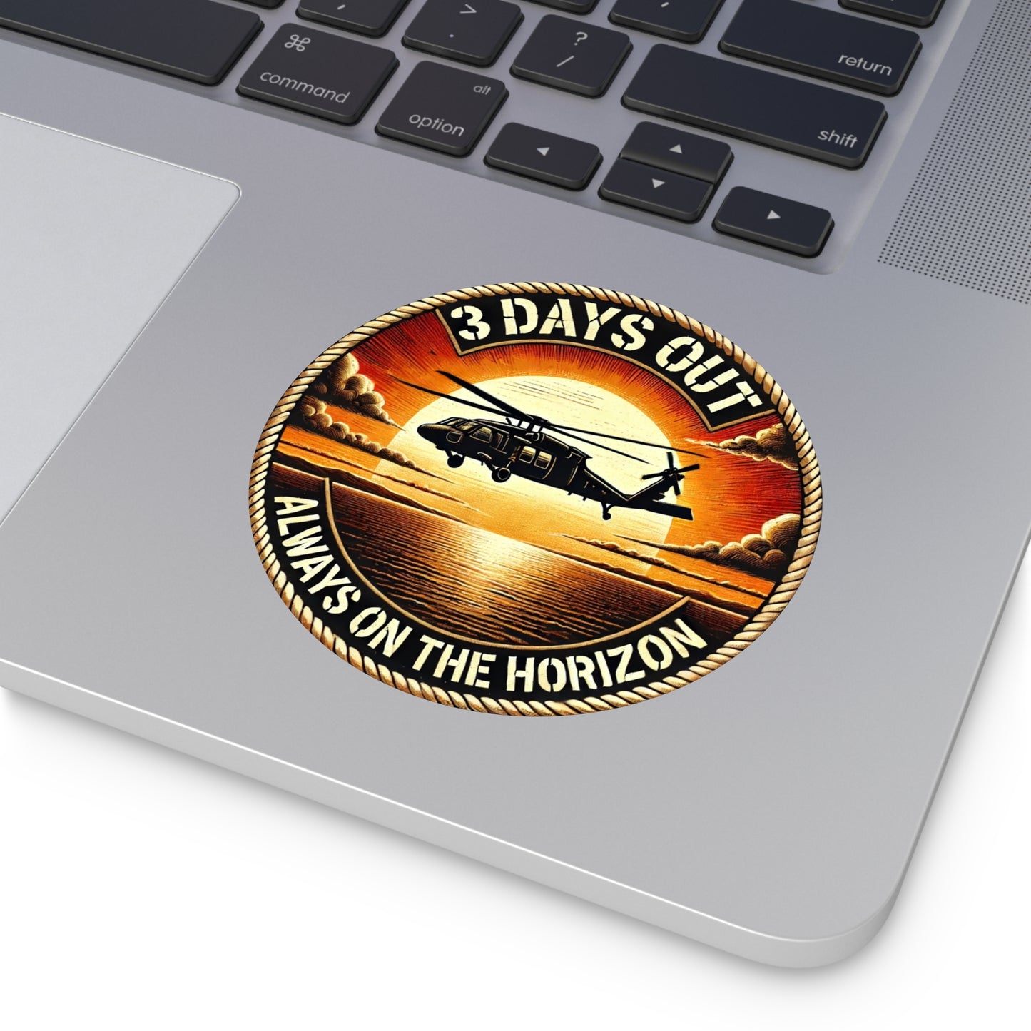 3 Days Out Always on the Horizon Sticker - Realistic