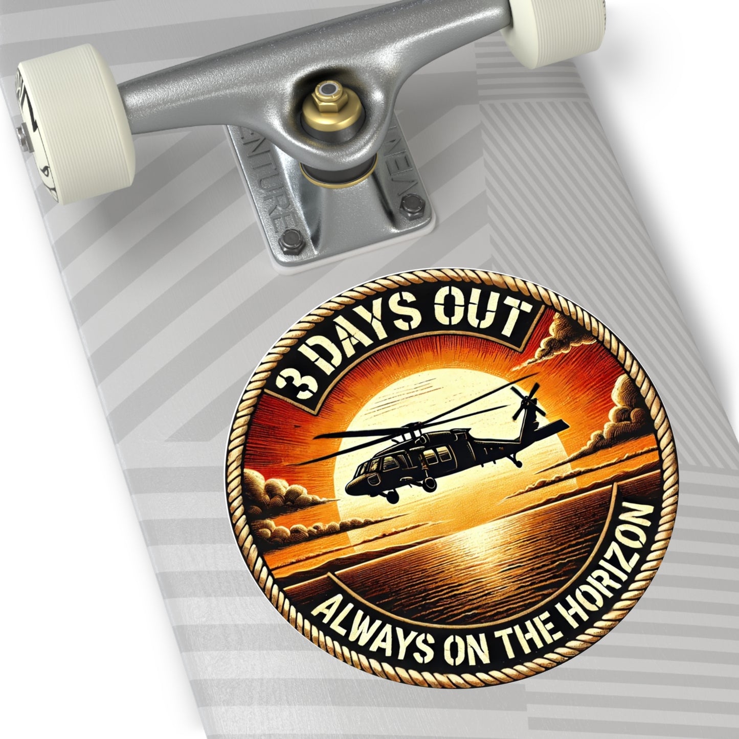 3 Days Out Always on the Horizon Sticker - Realistic