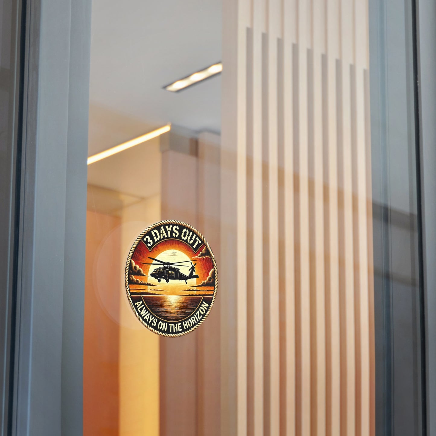 3 Days Out Always on the Horizon Sticker - Realistic