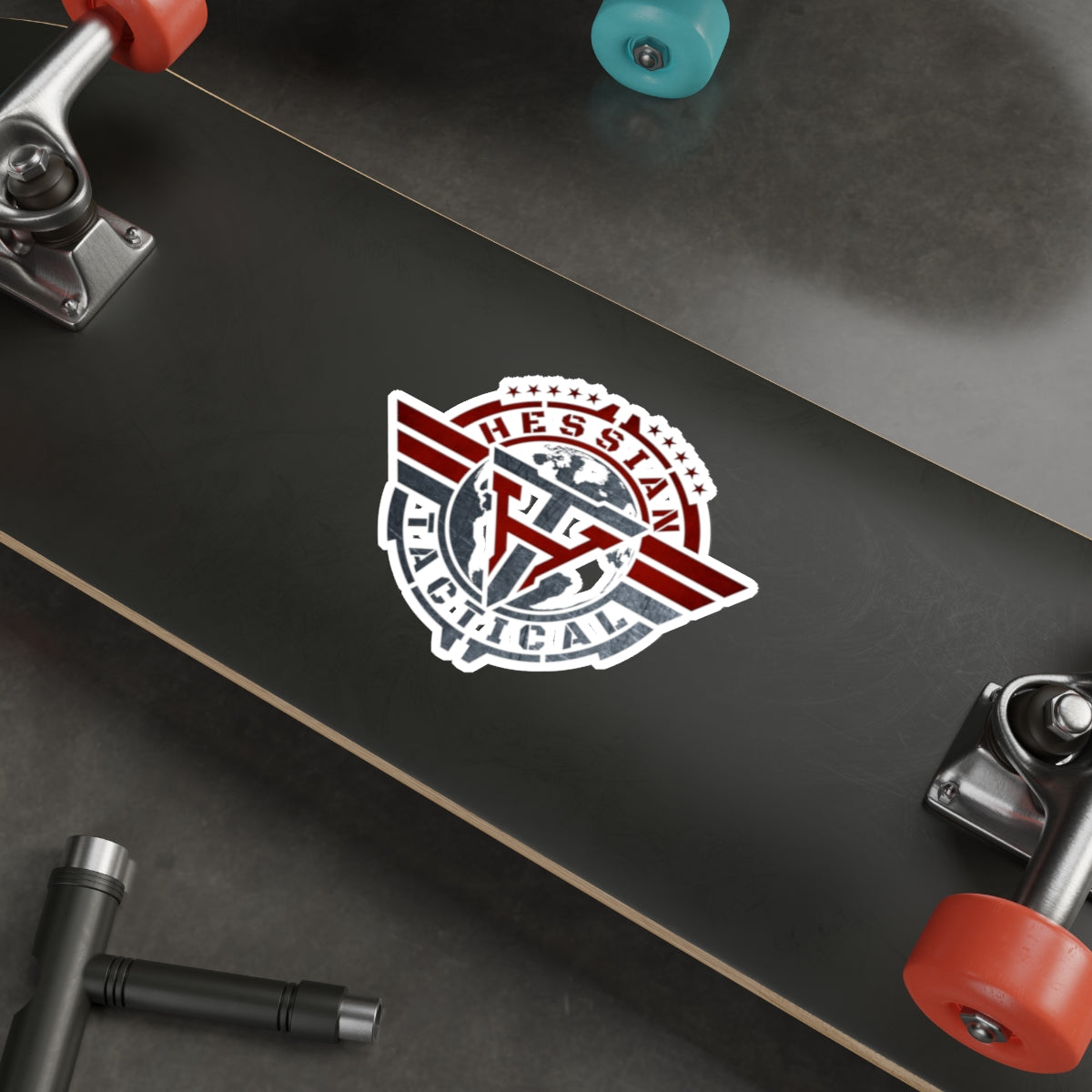 Hessian Tactical Die-Cut Sticker