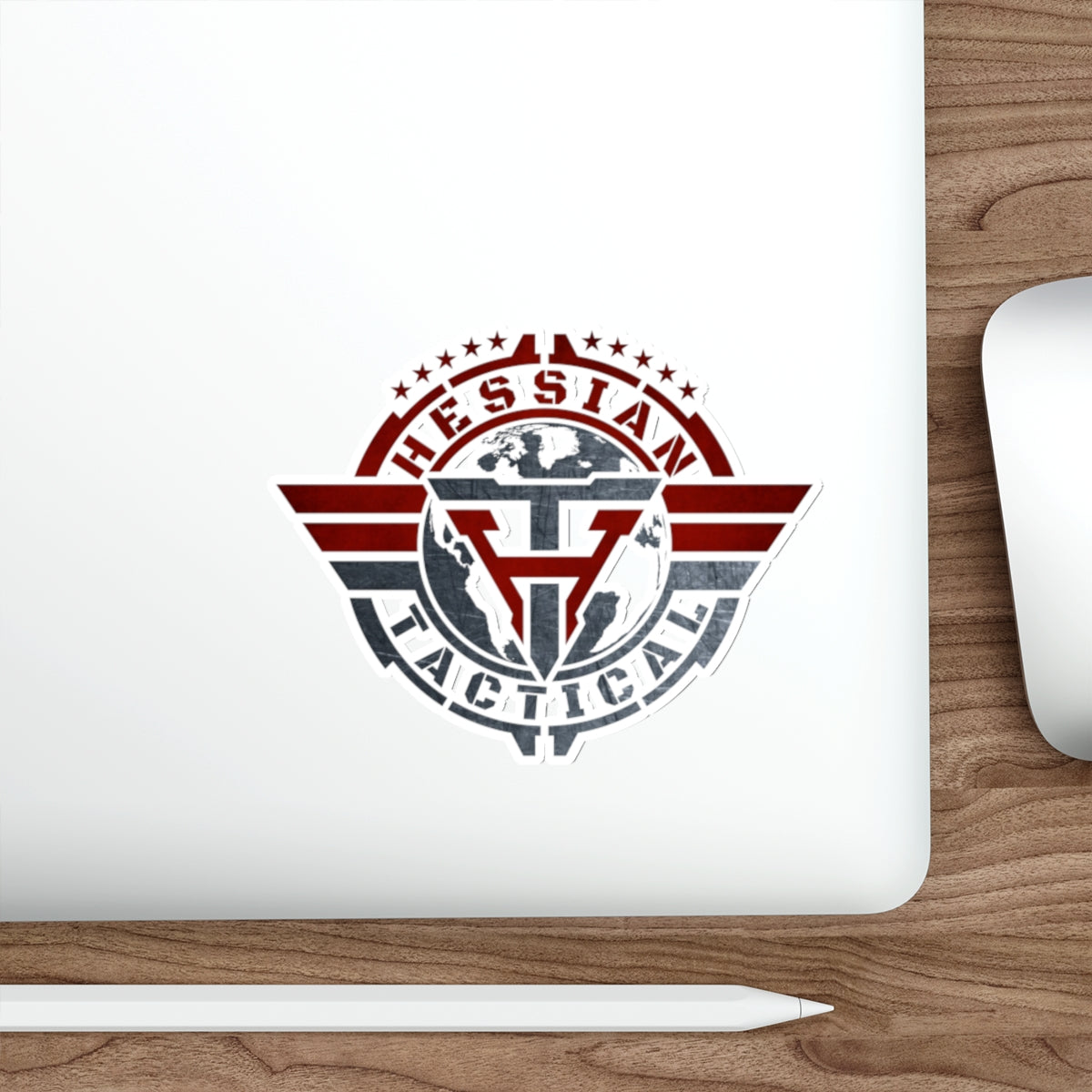 Hessian Tactical Die-Cut Sticker