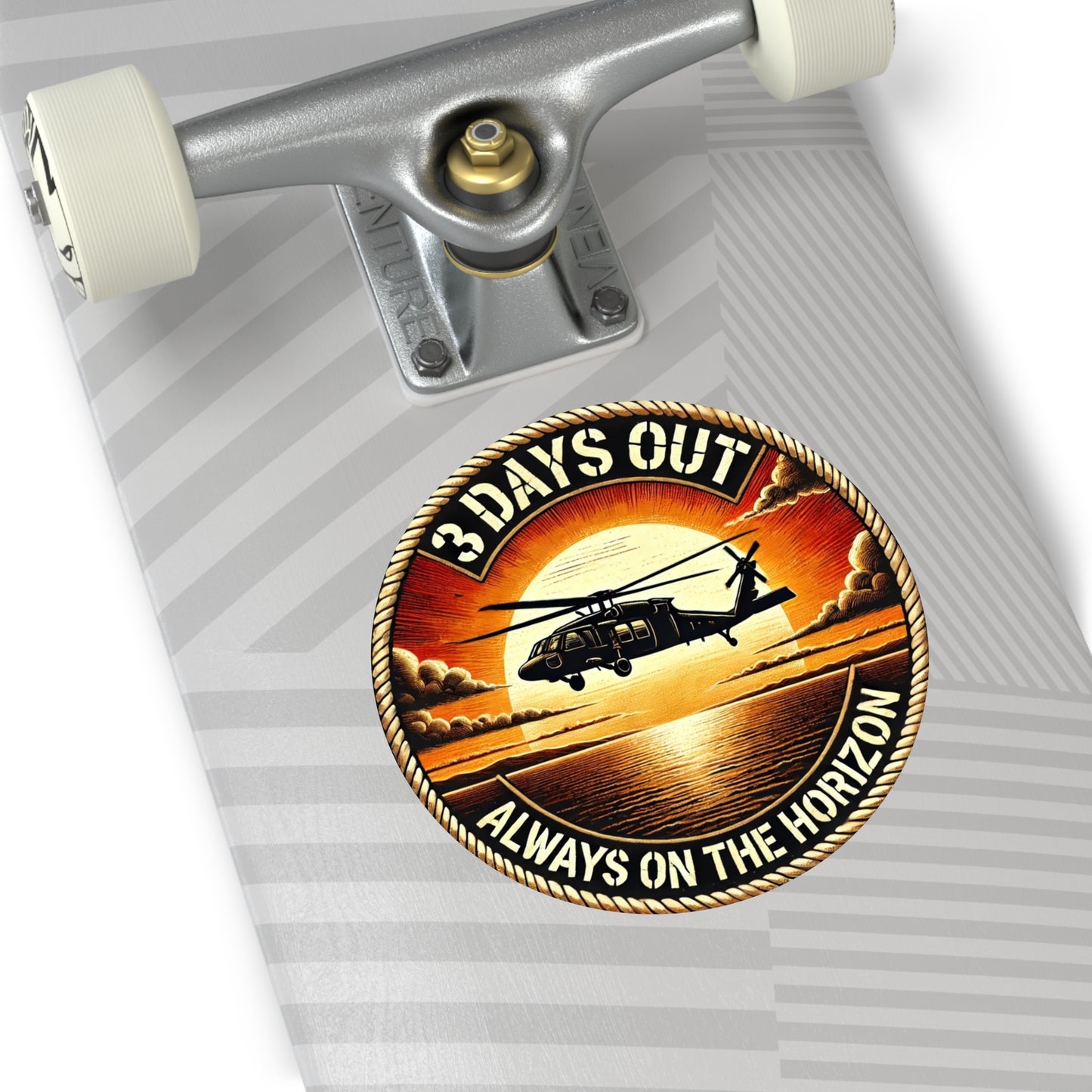 3 Days Out Always on the Horizon Sticker - Realistic