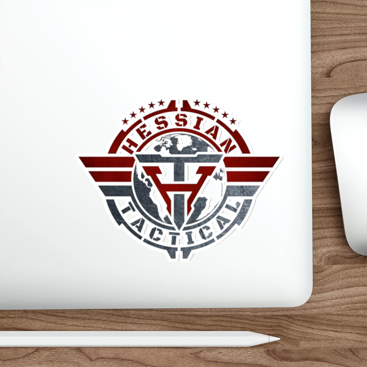 Hessian Tactical Die-Cut Sticker